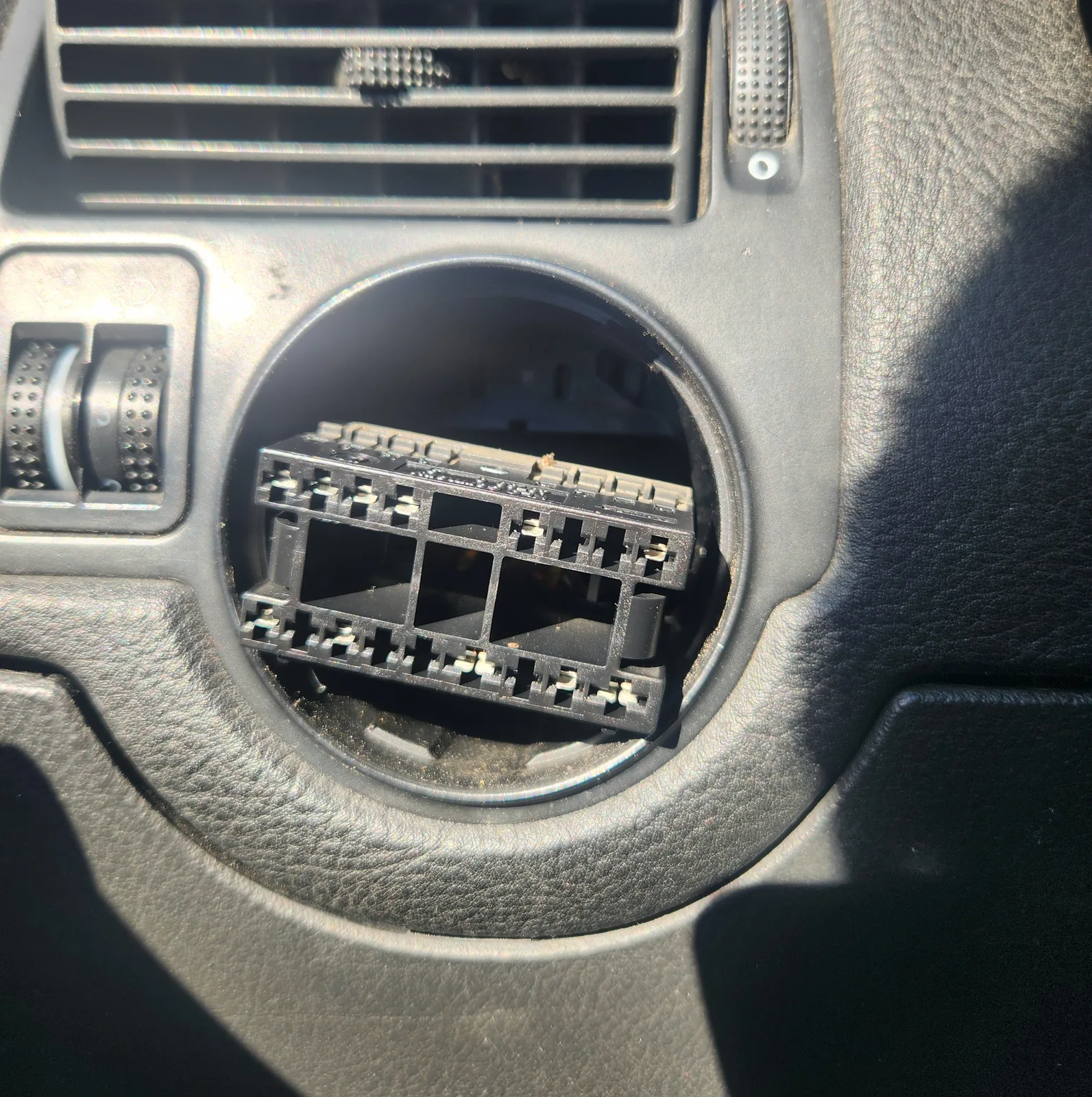 Headlight switch and brightness control inspection.